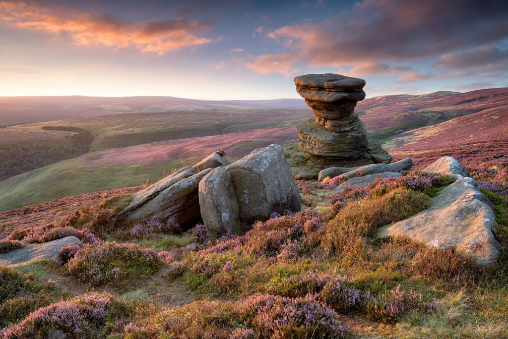 The Salt Cellar on Derwent Edge in the Peak District